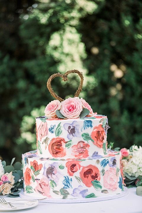 blue wedding with Spanish touches