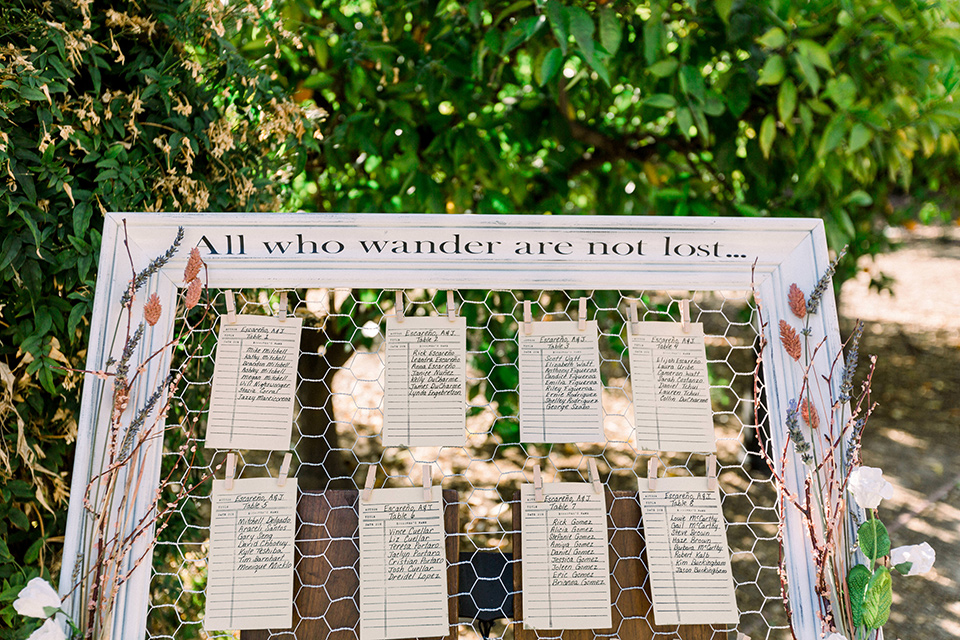  grey and pink wedding with rustic garden charm 