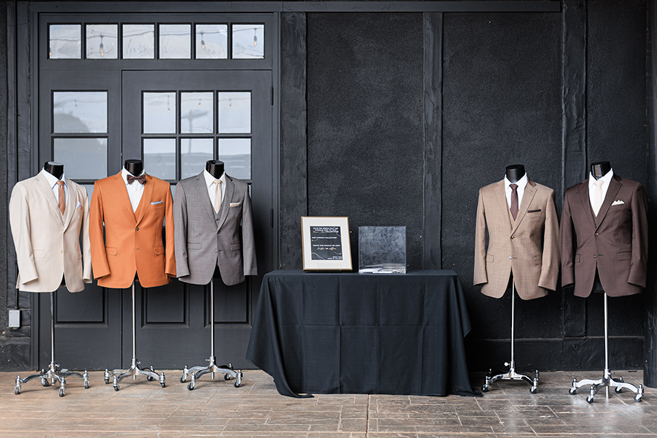 Evolution of Style Party – Tan and neutral suits
