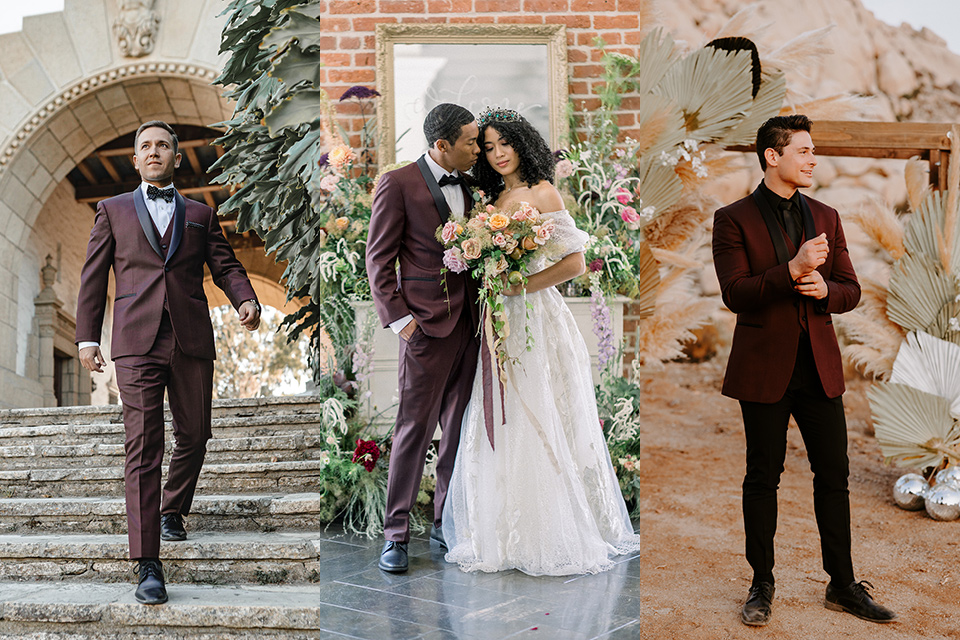  color schemes that are perfect for fall weddings – burgundy tones 