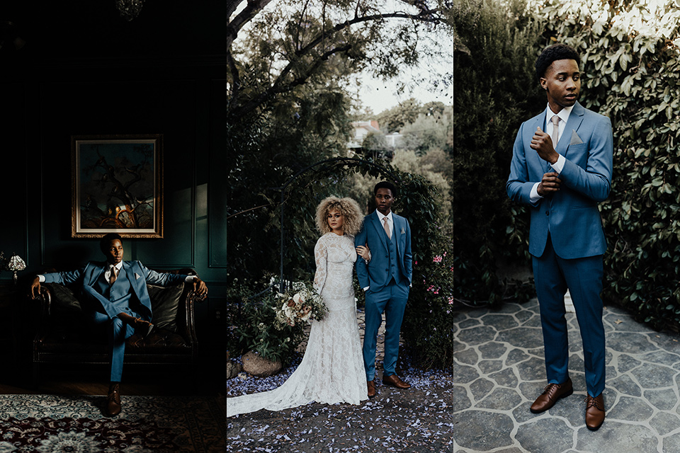  color schemes that are perfect for fall weddings – steel blue tones 