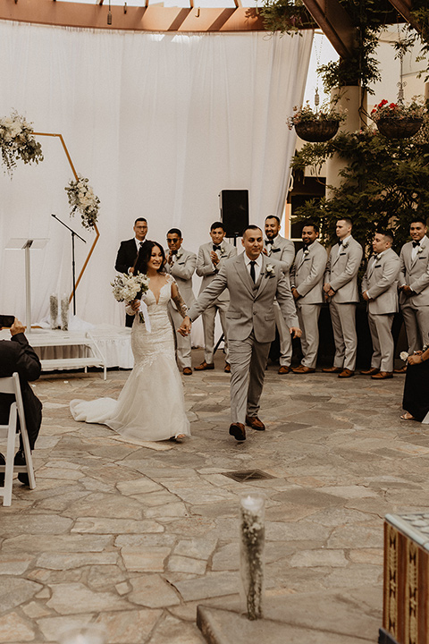  neutral modern wedding – ceremony 