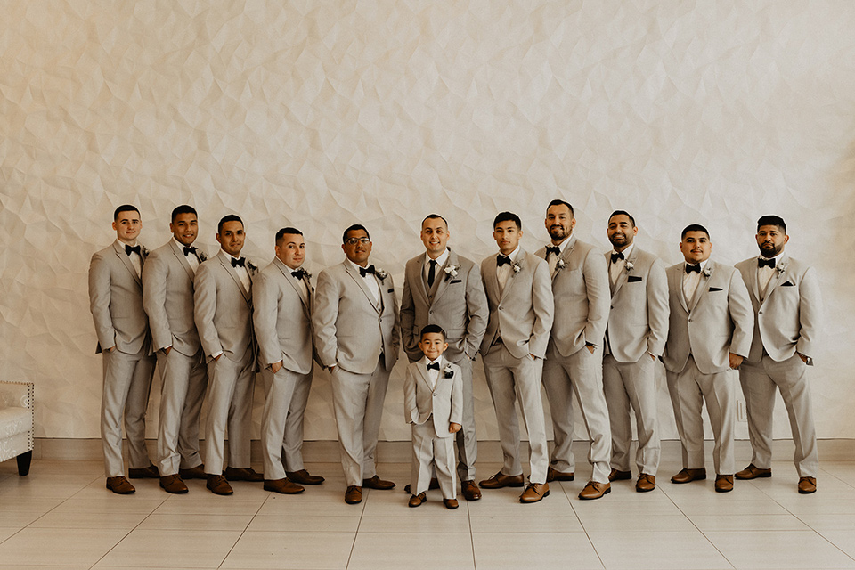  neutral modern wedding – groomsmen 