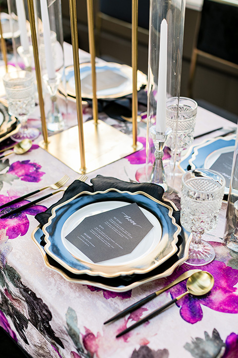  glitz and glam shoot at the Hotel Indigo – flatware