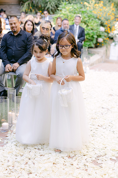 blue wedding with Spanish touches