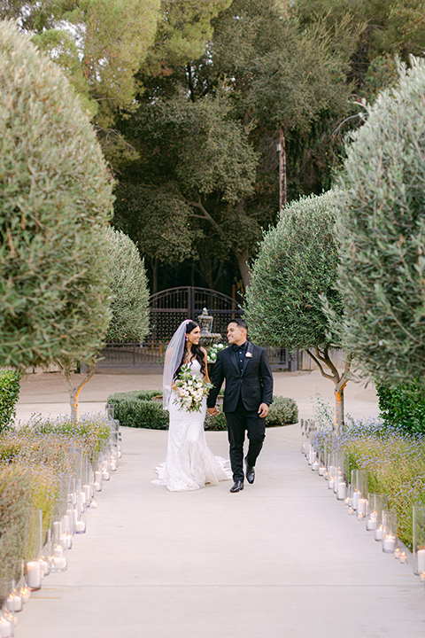  blue wedding with Spanish touches 