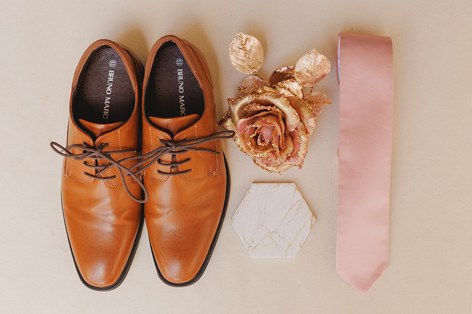  princess inspired wedding with touches of pink and dogs – groom accessories 
