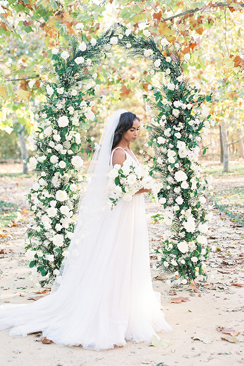 fall wedding at kestrel park - bride 