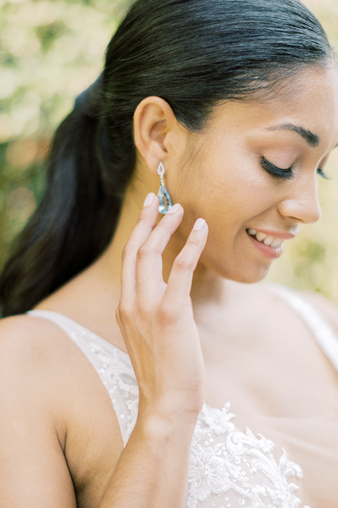  Lavender Marketplace wedding with classic black and white style and décor 