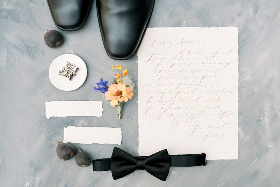  Lavender Marketplace wedding with classic black and white style and décor 