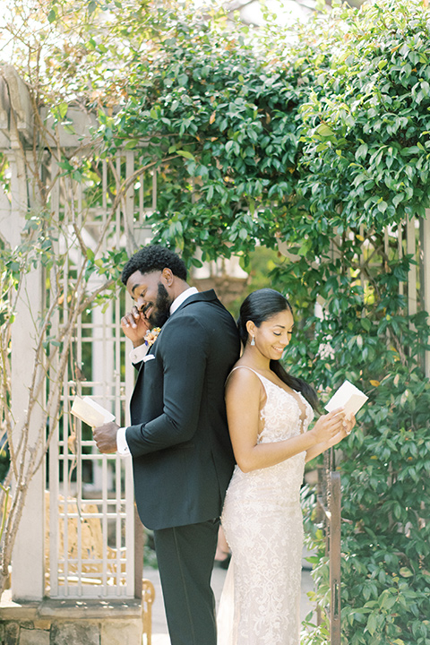  Lavender Marketplace wedding with classic black and white style and décor 