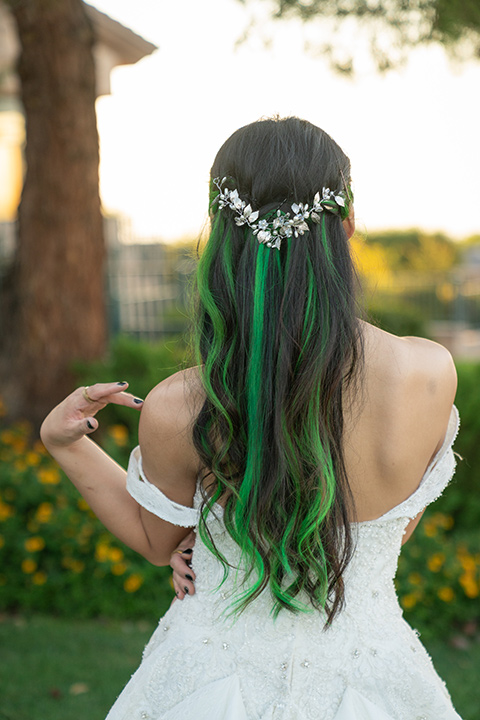  green las vegas wedding – bride 