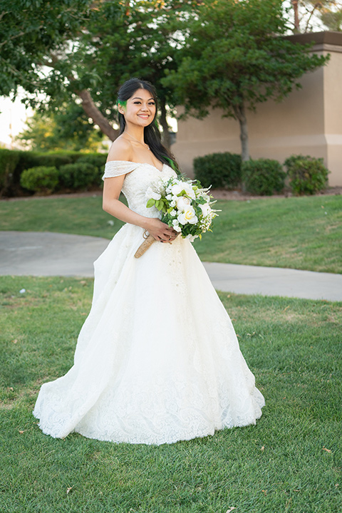  green las vegas wedding – bridal hair 