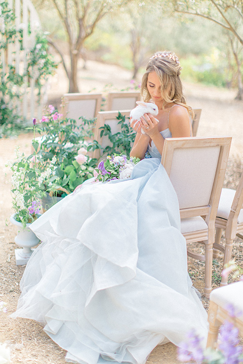  blue wedding with Spanish touches 