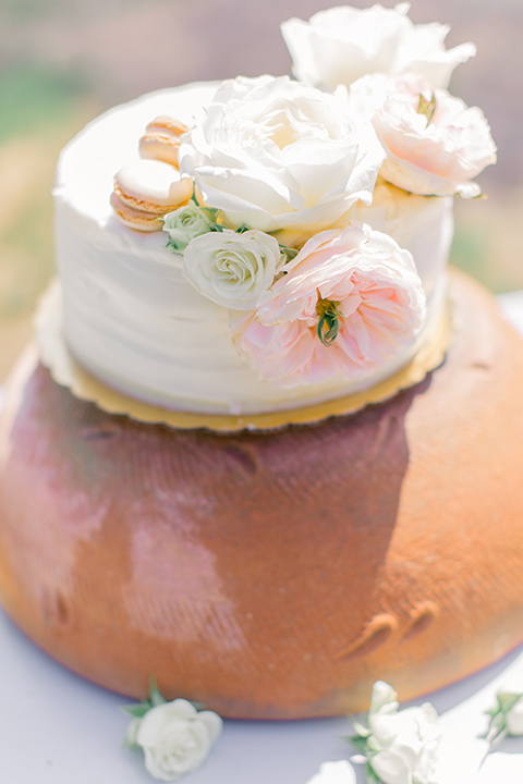 blue wedding with Spanish touches