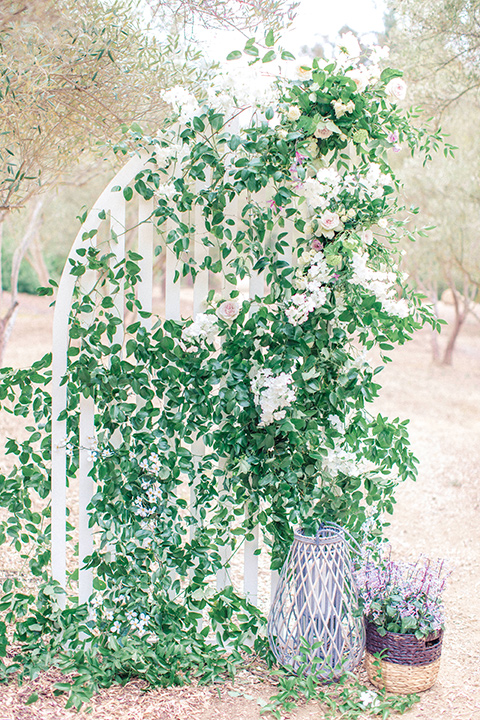 blue wedding with Spanish touches