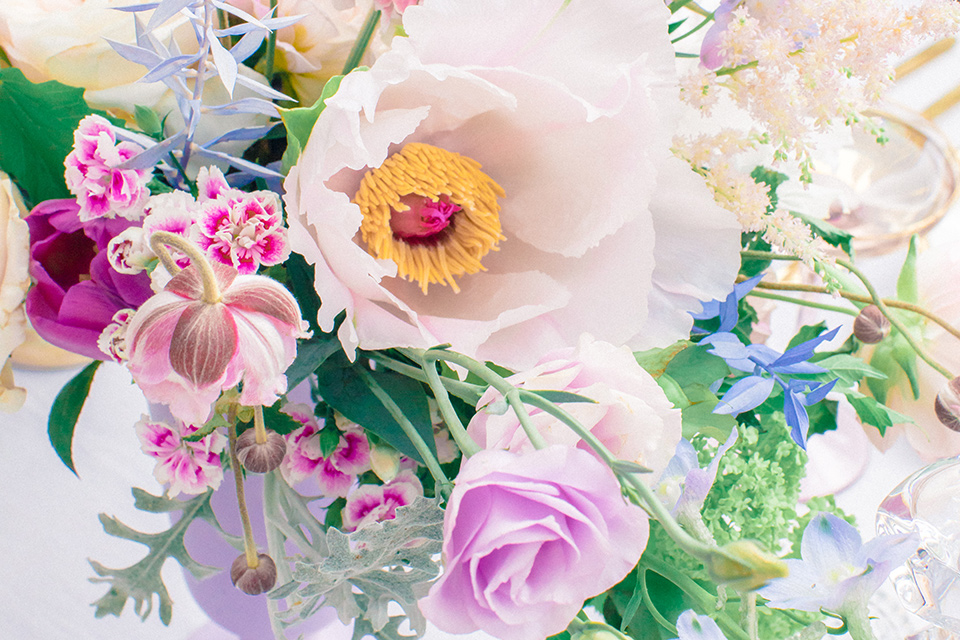  Perfectly Provincial Wedding with baby animals and the bride in a ballgown and the groom in a light blue suit 