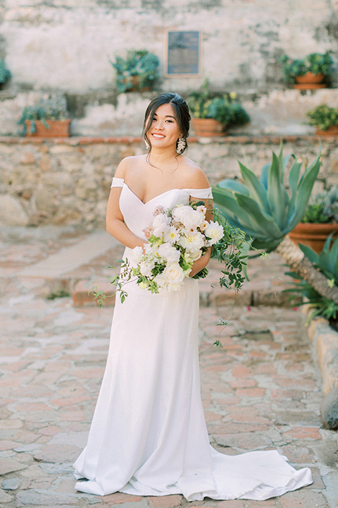  San Juan Capistrano Wedding with fun floral décor and fashions 