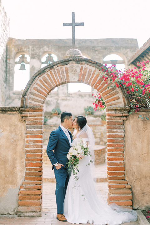  San Juan Capistrano Wedding with fun floral décor and fashions 