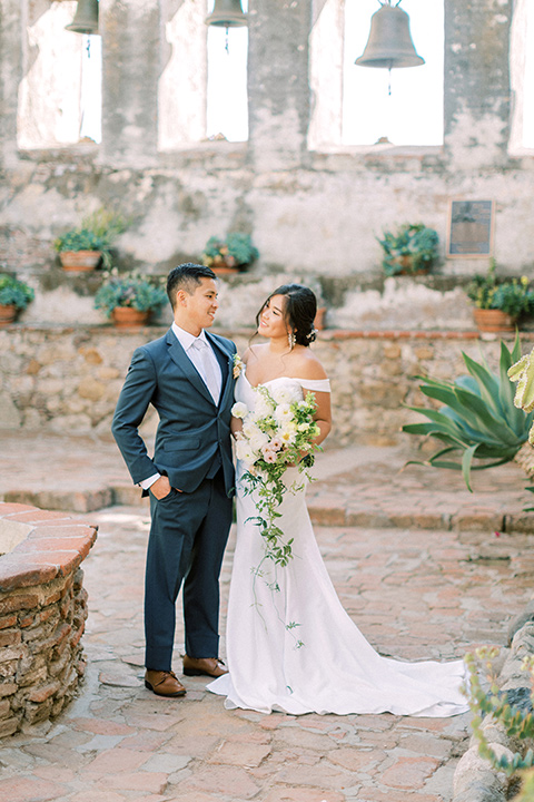  San Juan Capistrano Wedding with fun floral décor and fashions 