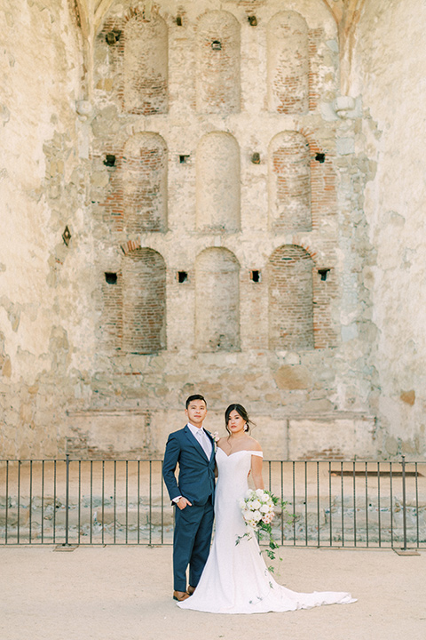  San Juan Capistrano Wedding with fun floral décor and fashions 