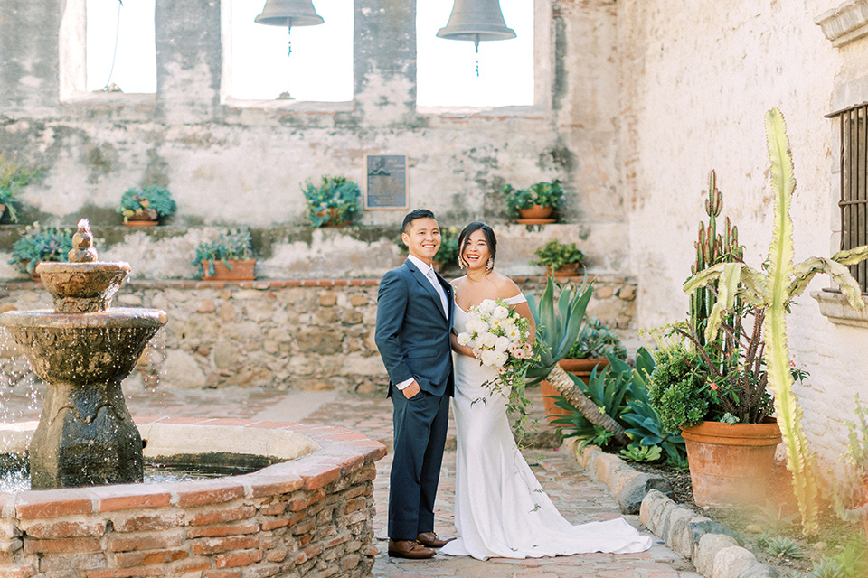  San Juan Capistrano Wedding with fun floral décor and fashions 