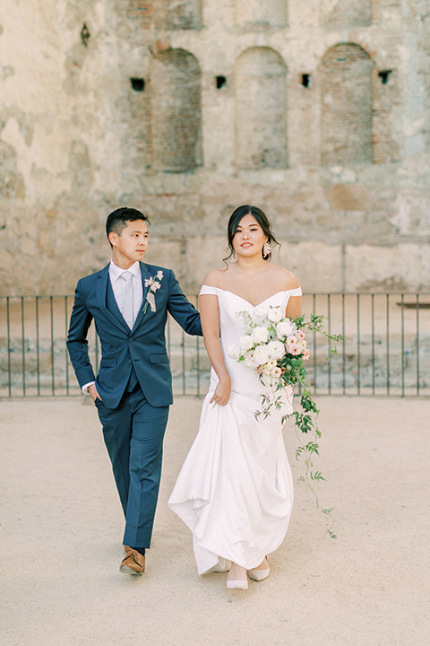  San Juan Capistrano Wedding with fun floral décor and fashions 