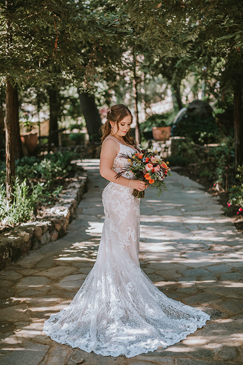  Modern boho wedding design with green and teal touches 