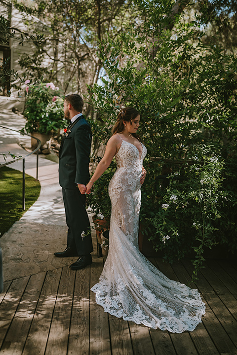  Modern boho wedding design with green and teal touches 