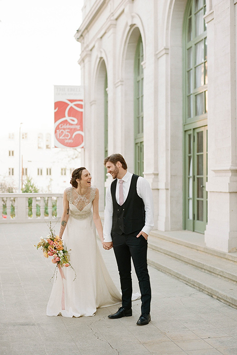  garden inspired wedding with rose details 