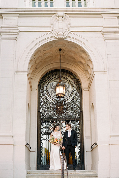  garden inspired wedding with rose details 