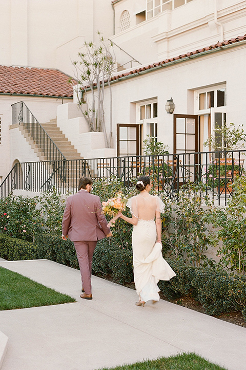  garden inspired wedding with rose details 