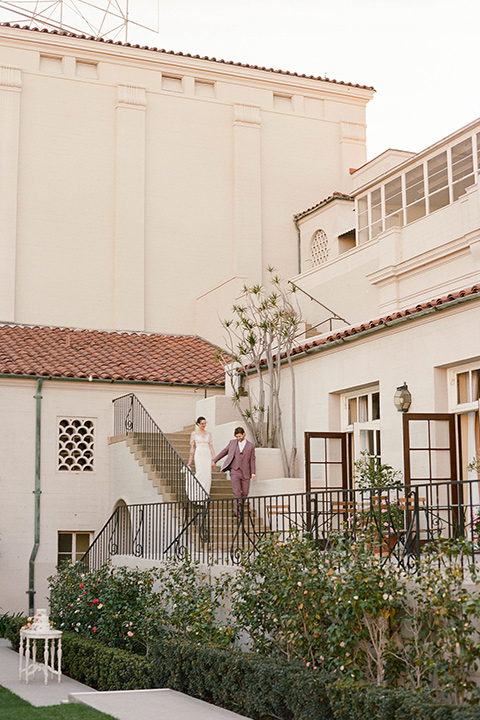  garden inspired wedding with rose details 