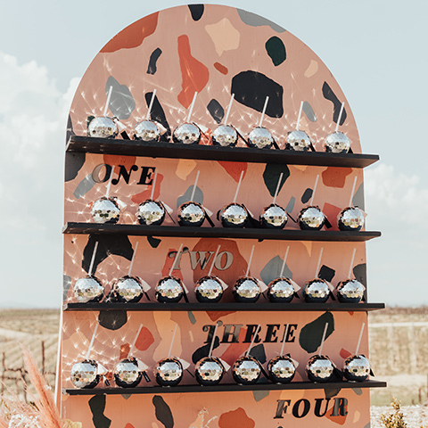  Iridescent dreams in the desert with the bride in a pink dress and the groom in a rose suit - bride