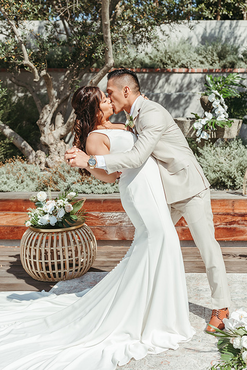  fun and tropical wedding inspired by Bali – bride and groom ceremony  