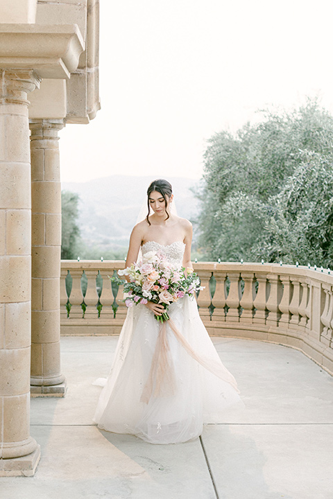  Garden Romance wedding with lush florals and the groom in  multiple looks 