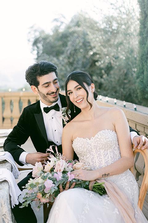  Garden Romance wedding with lush florals and the groom in  multiple looks 