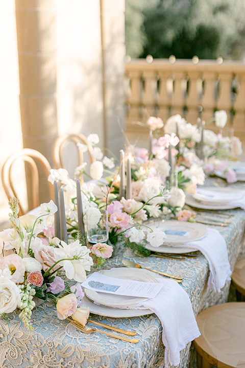  Garden Romance wedding with lush florals and the groom in  multiple looks 