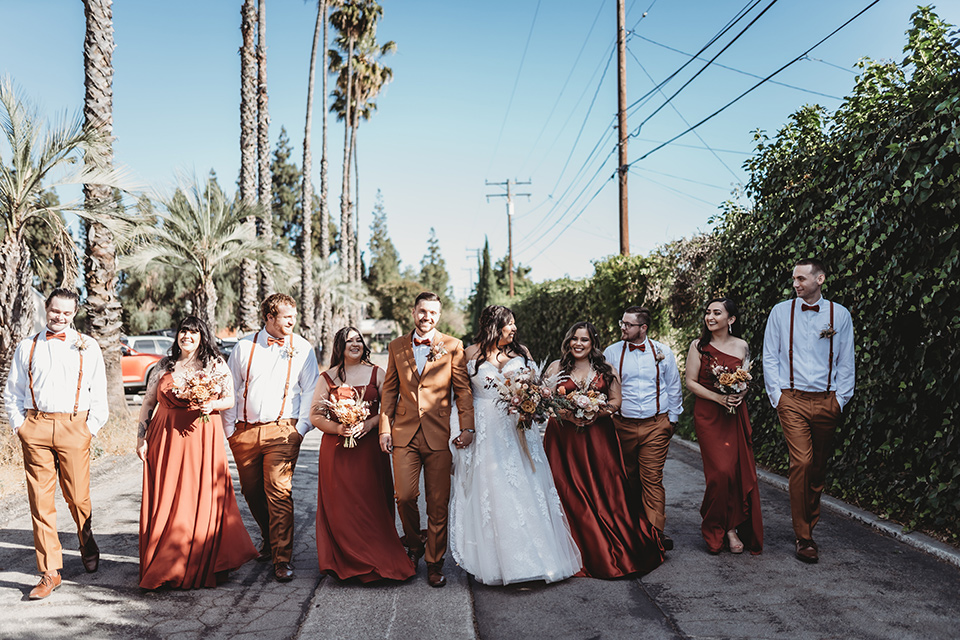  Modern boho wedding with caramel touches 