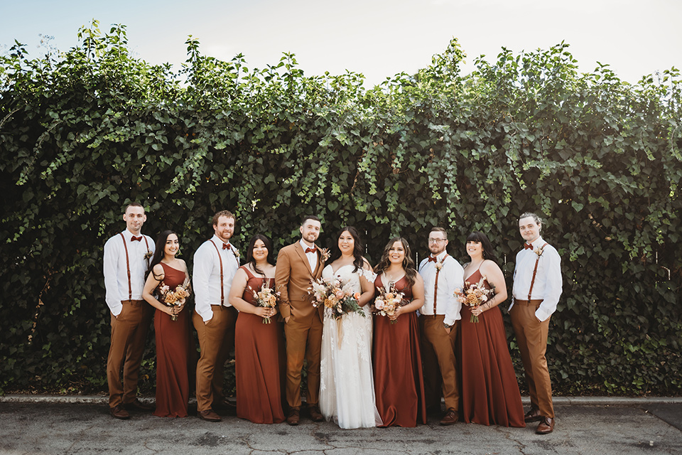  Modern boho wedding with caramel touches 