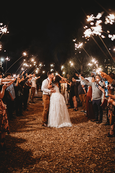  Modern boho wedding with caramel touches 