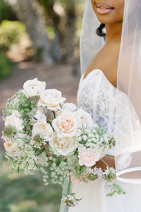  a Bridgerton inspired garden wedding in Las Vegas - bride 