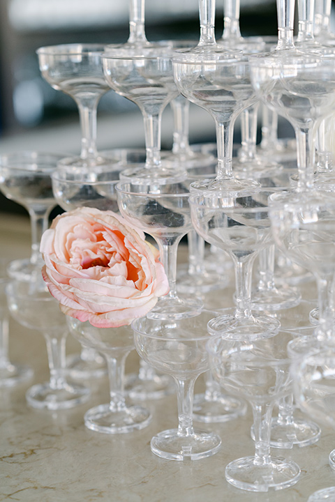  a Bridgerton inspired garden wedding in Las Vegas - champagne 