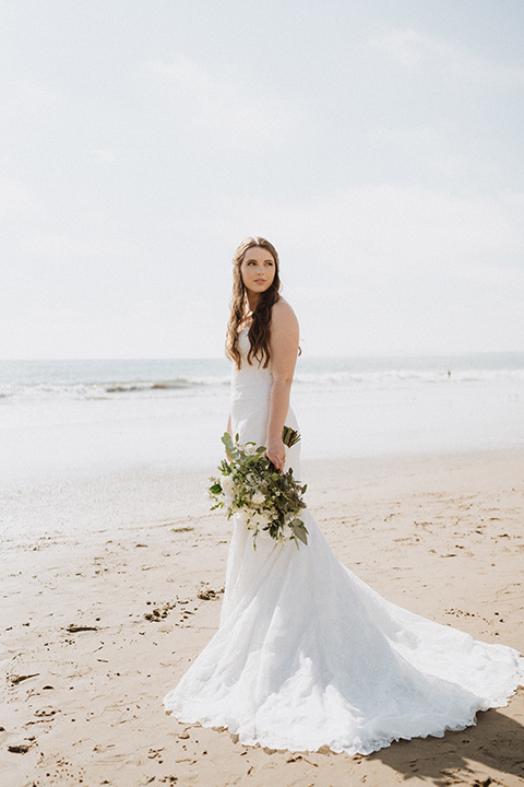  boho modern beach wedding on the sand – bride 