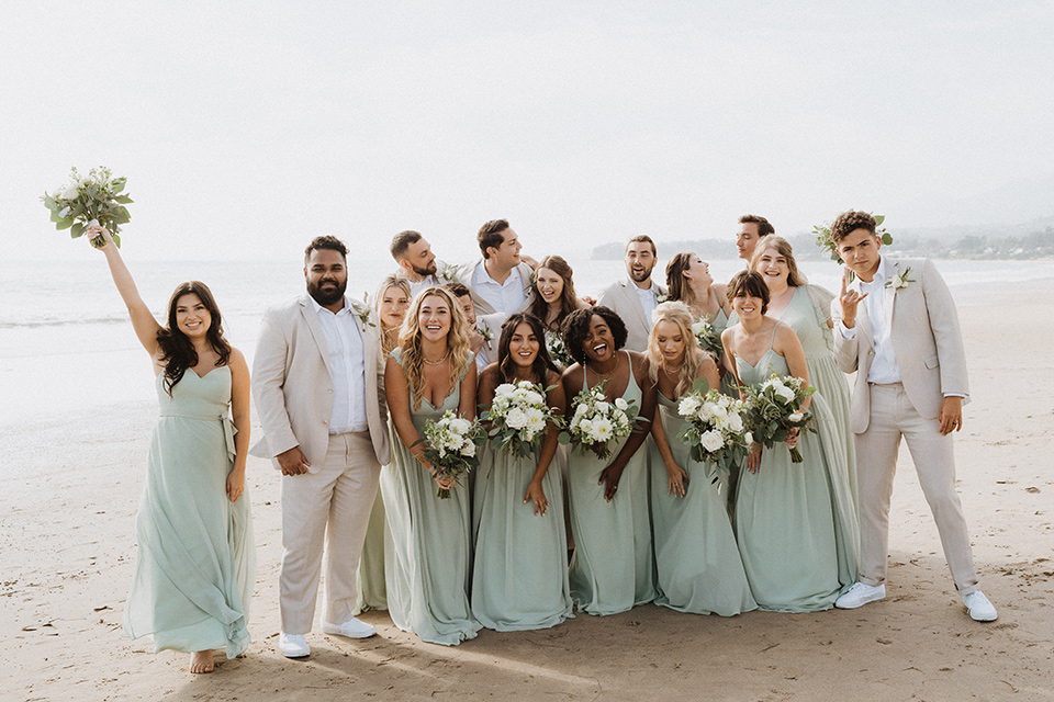  boho modern beach wedding on the sand – bridalparty