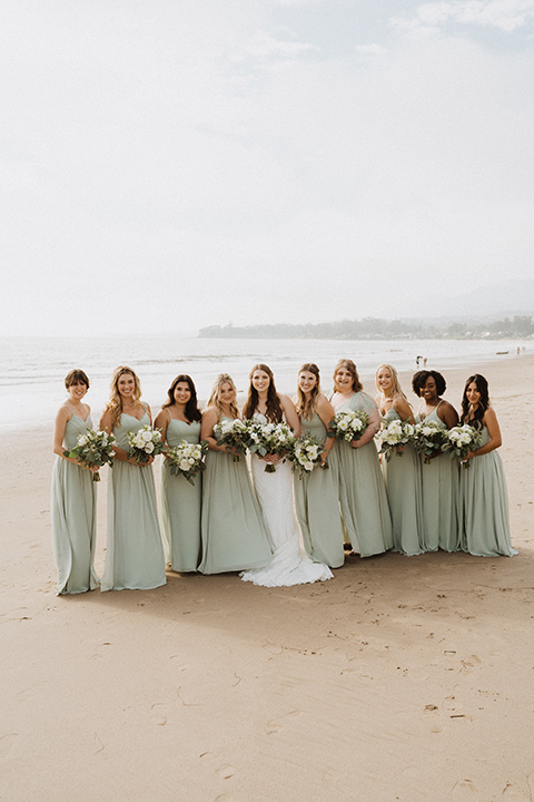 boho modern beach wedding on the sand – bridesmaids