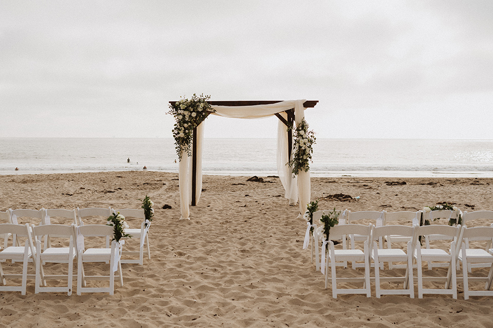  boho modern beach wedding on the sand – ceremony space