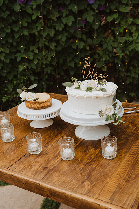  boho modern beach wedding on the sand – cake