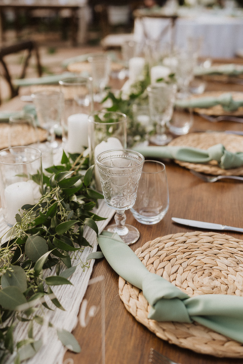  boho modern beach wedding on the sand – flatware and decor 