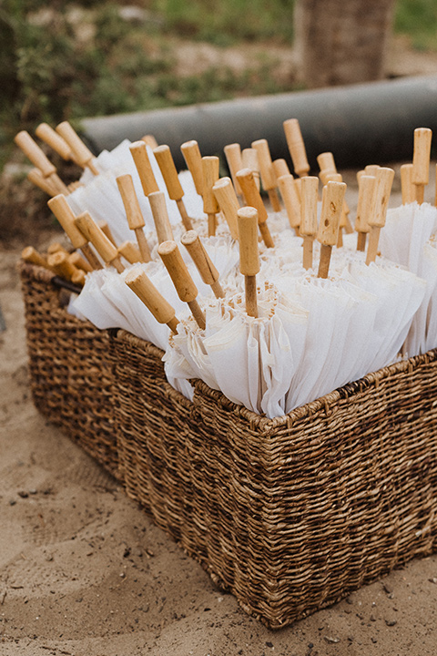  boho modern beach wedding on the sand – ummbrellas 